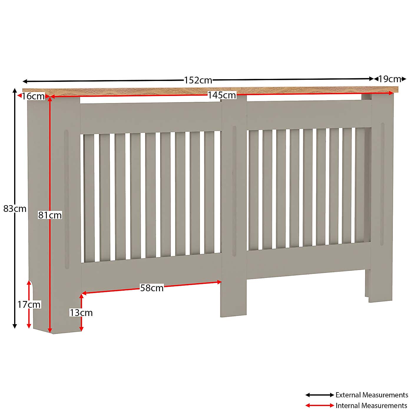 Vida Designs Arlington Radiator Cover