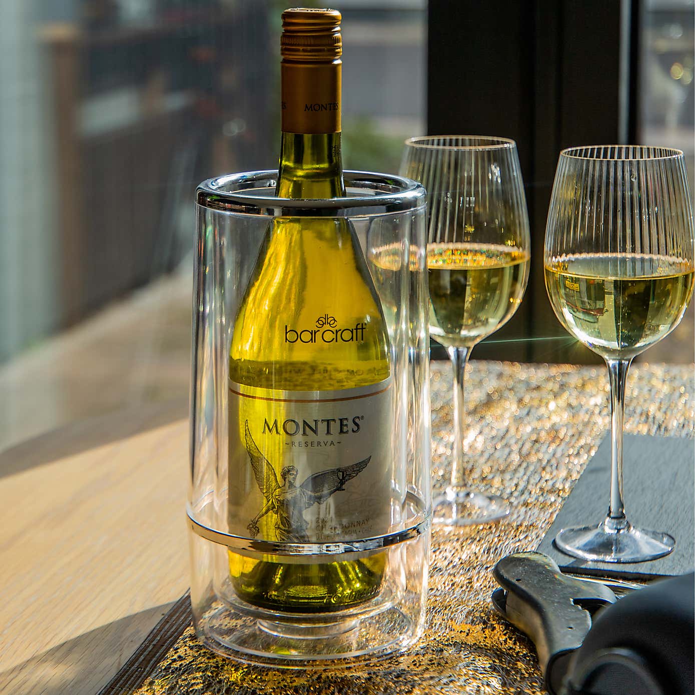 BarCraft Acrylic Double Walled Wine Cooler