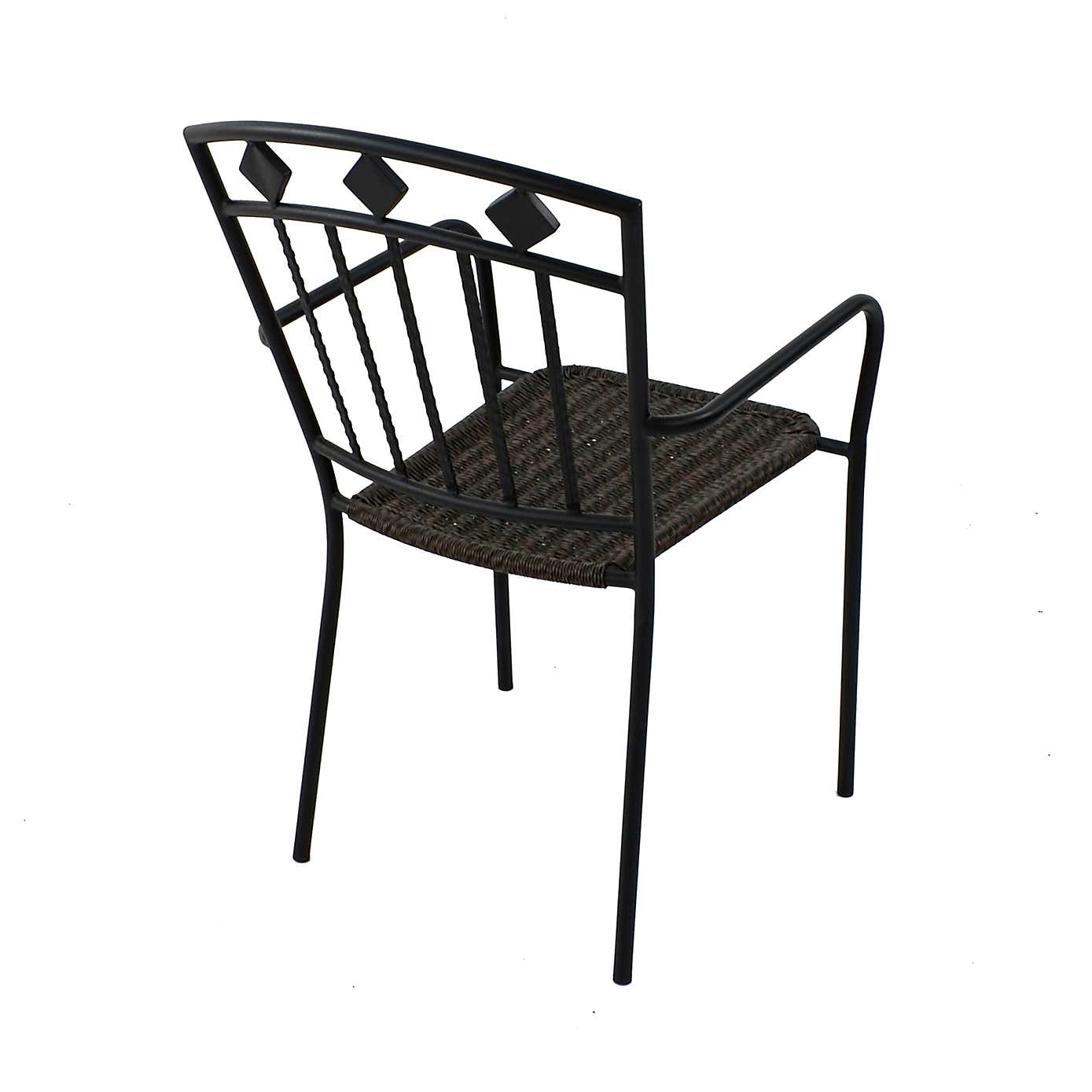 Tampa 76cm Bistro Table Set with 2 Mayfield Chairs
