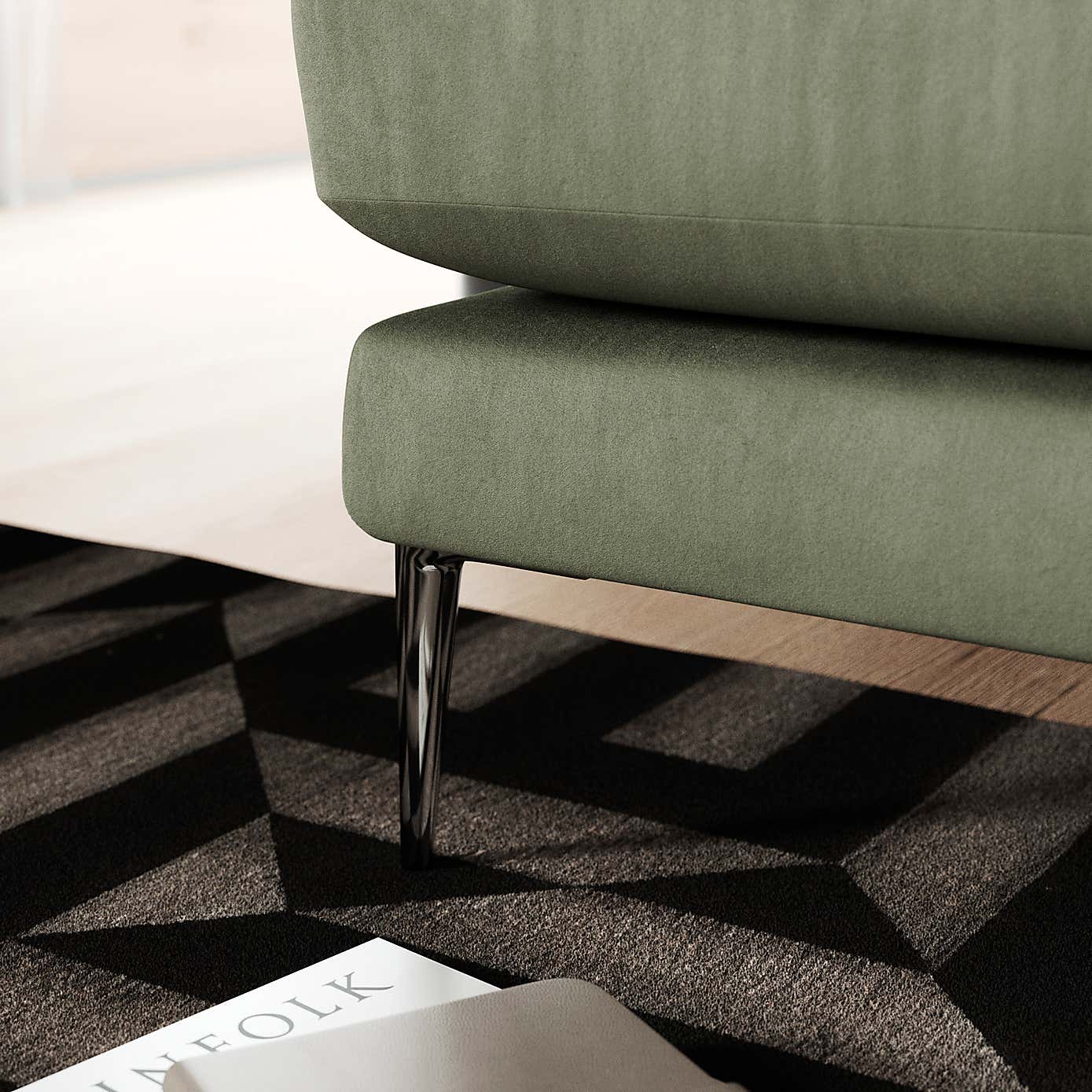 Matte Plush Velvet Fabric Sample