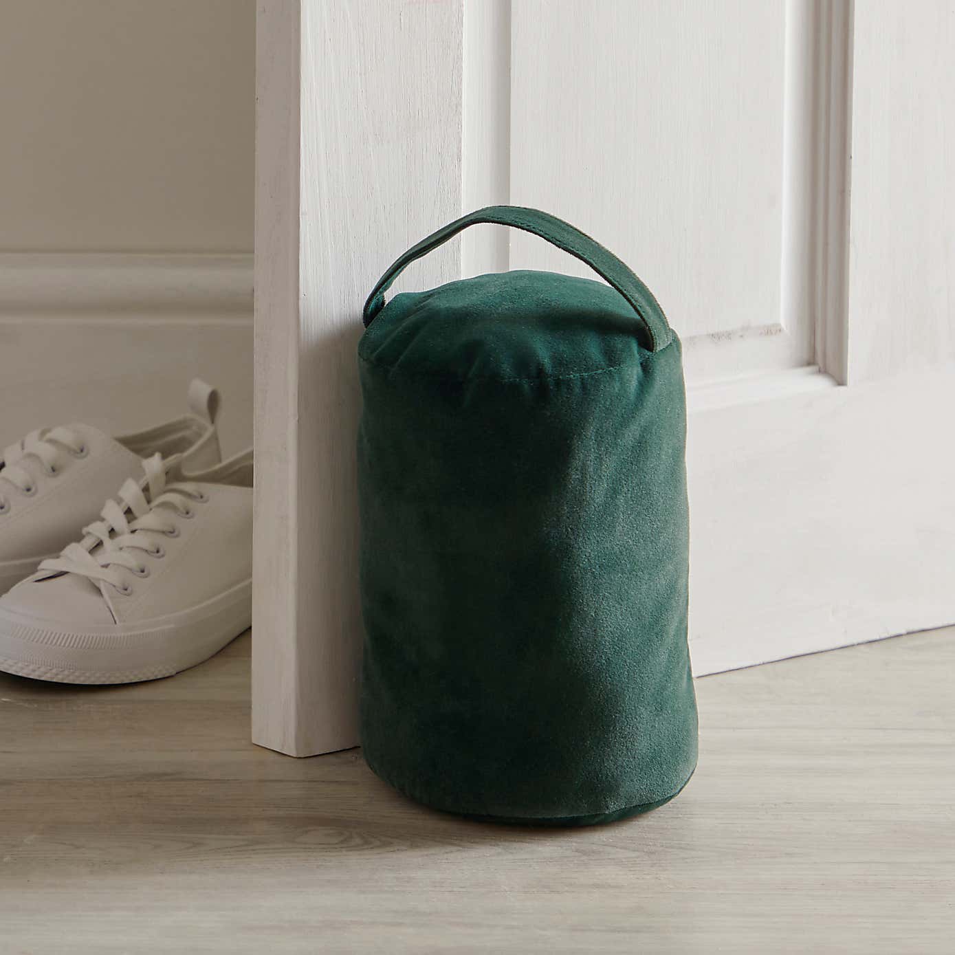 Velvet Cylinder Doorstop