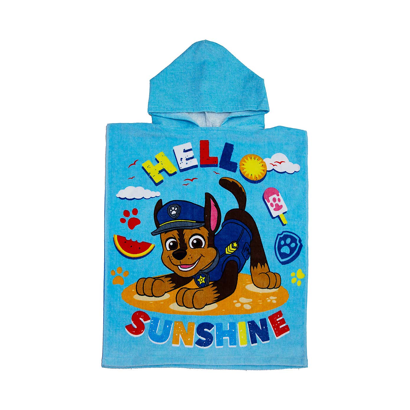 Paw Patrol Cotton Towel Poncho