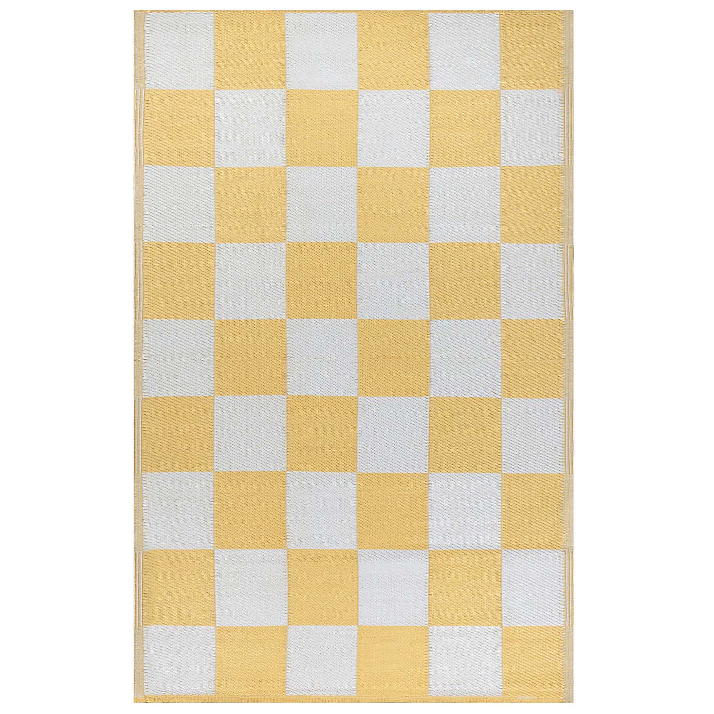 Furn Checkerboard Indoor Outdoor Rug
