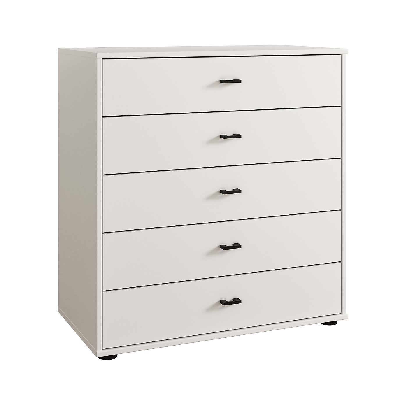 Kahla Matt Large 5 Drawer Chest