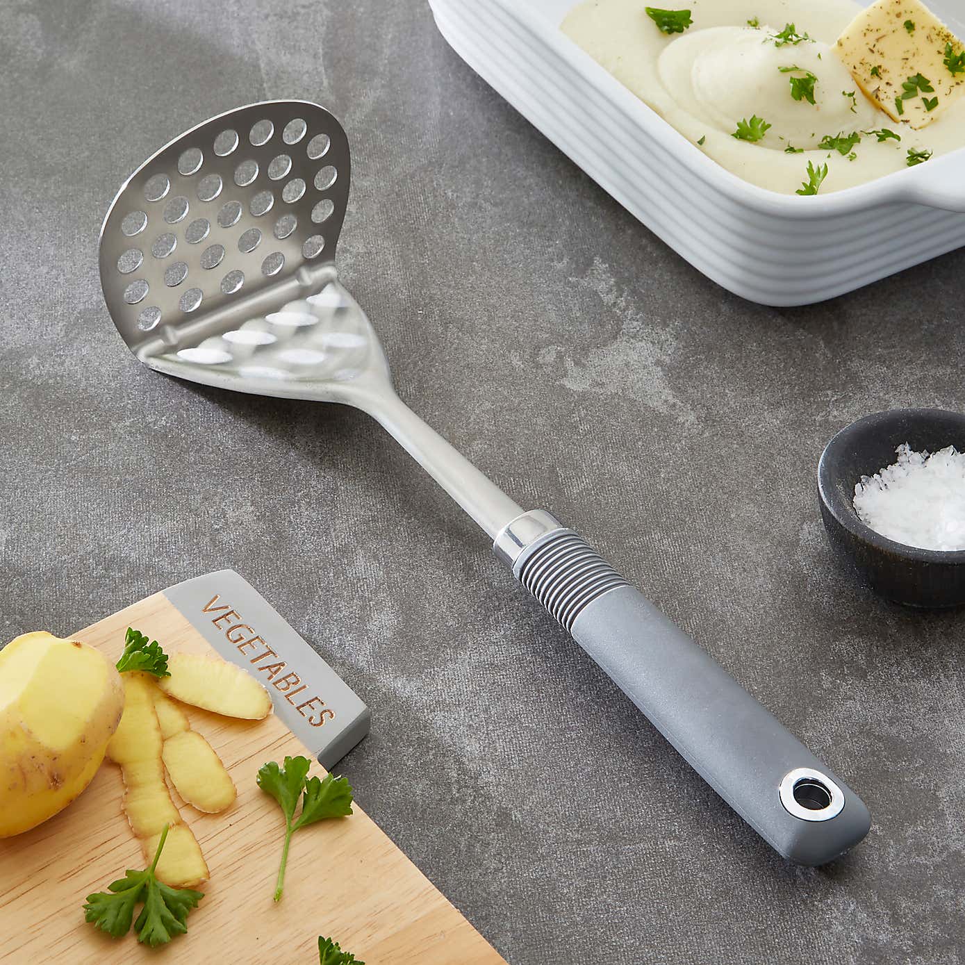 Masher with Soft Grip Handle