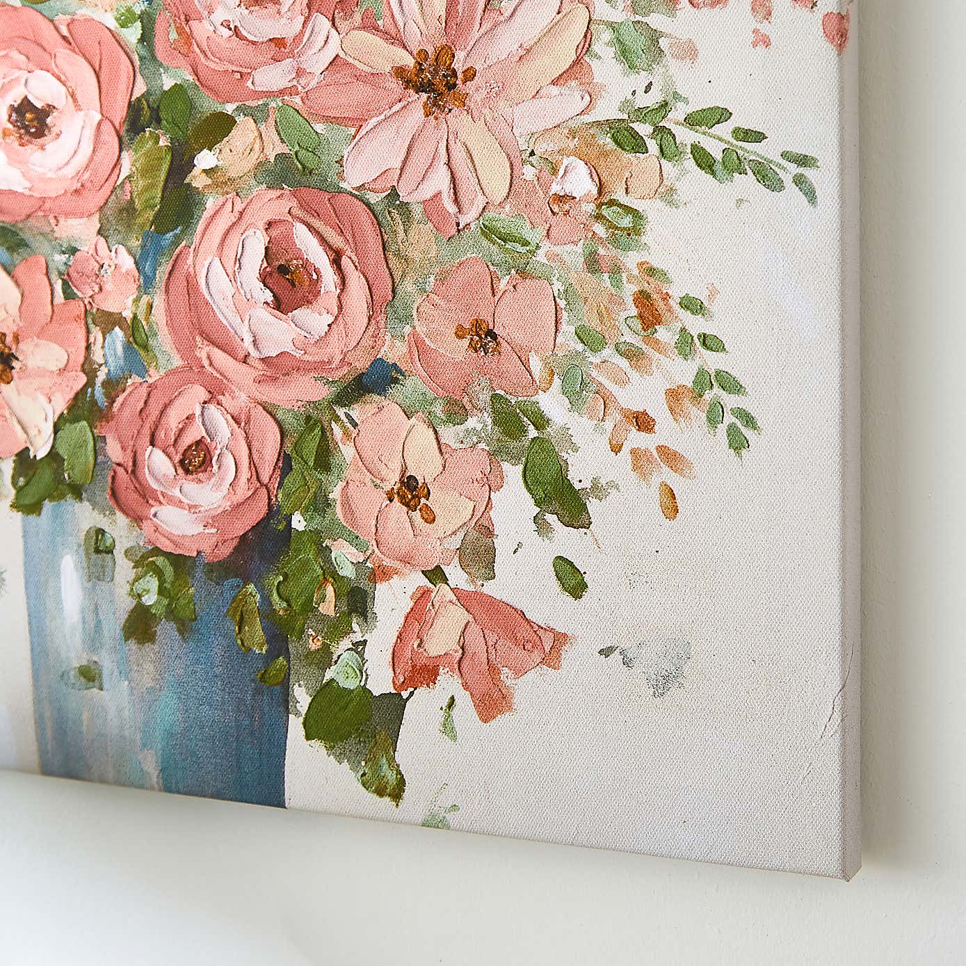 Pink Florals Canvas 40x50cm