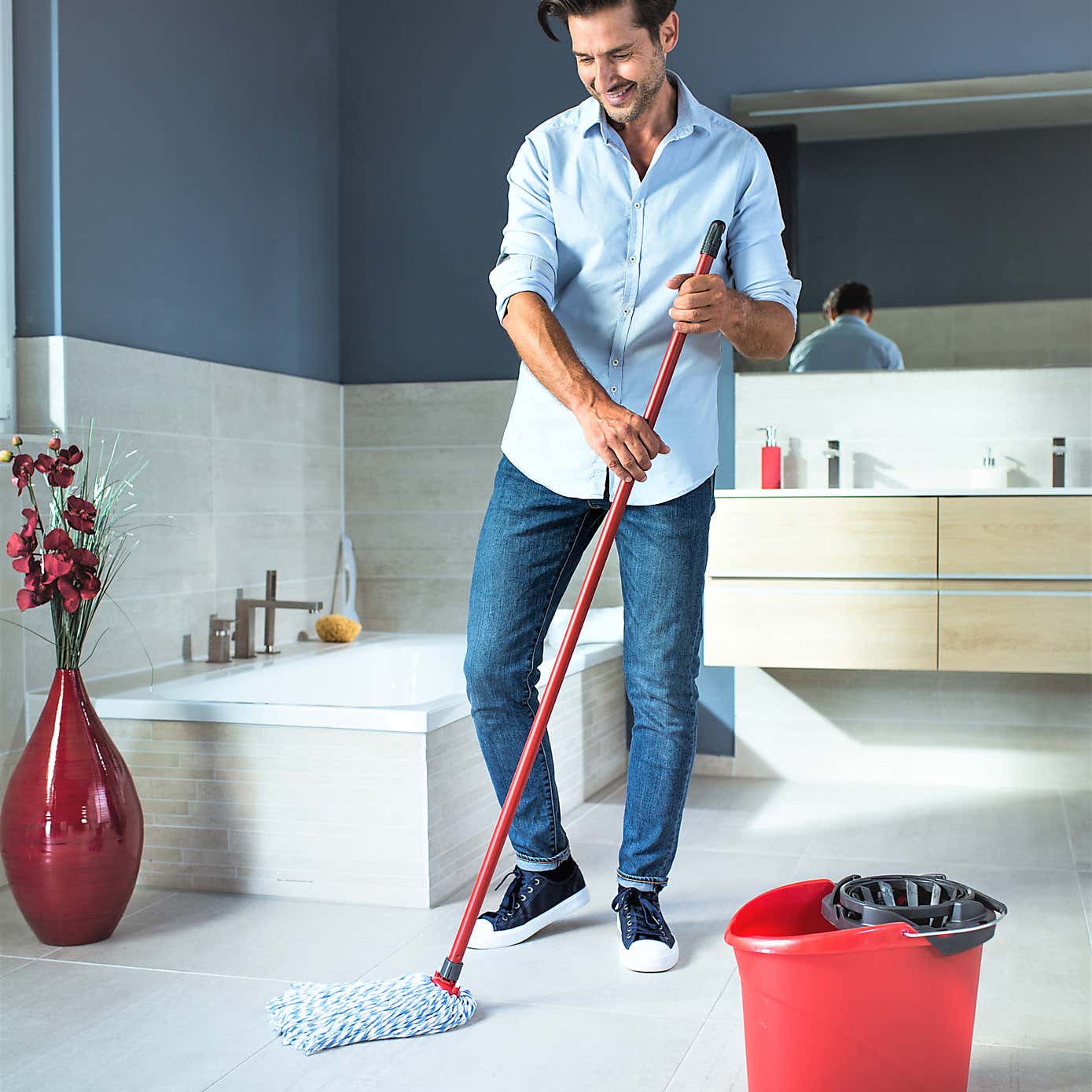 Vileda SuperMocio Microfibre & Cotton Mop