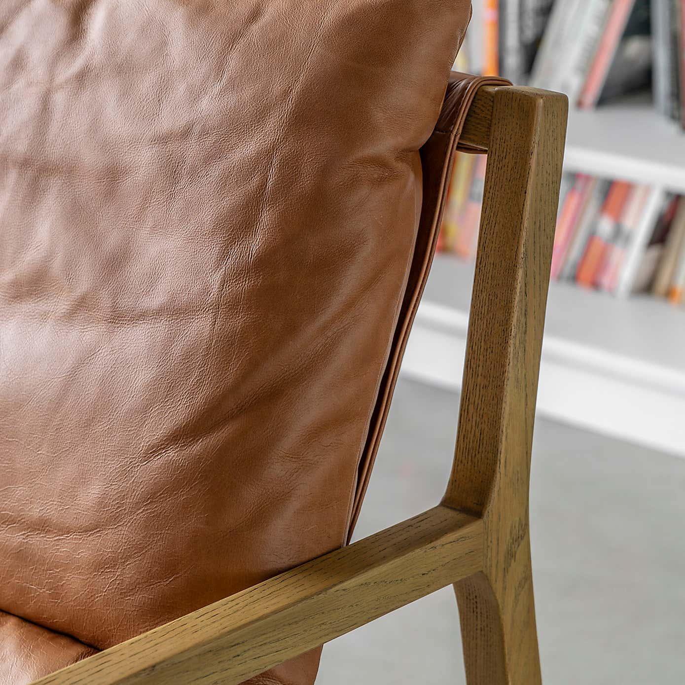 Davis Lounge Chair, Leather