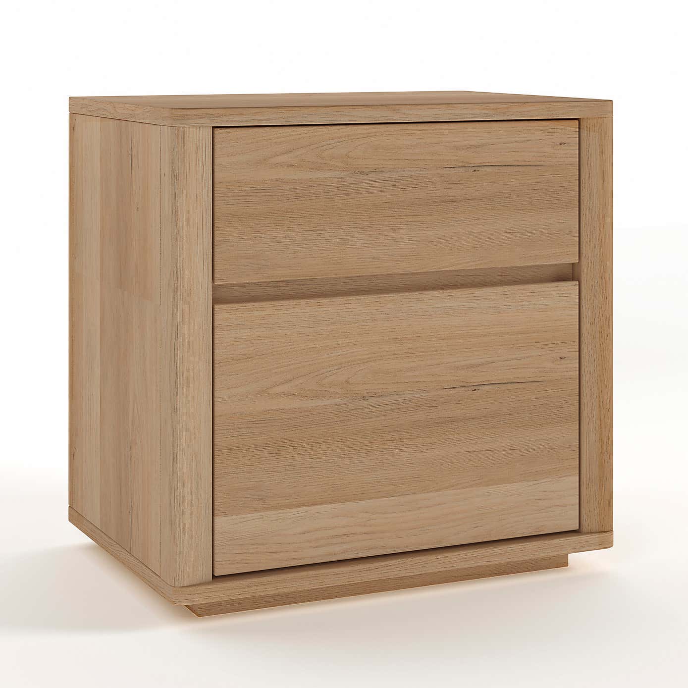 Malik Wide 2 Drawer Bedside Table