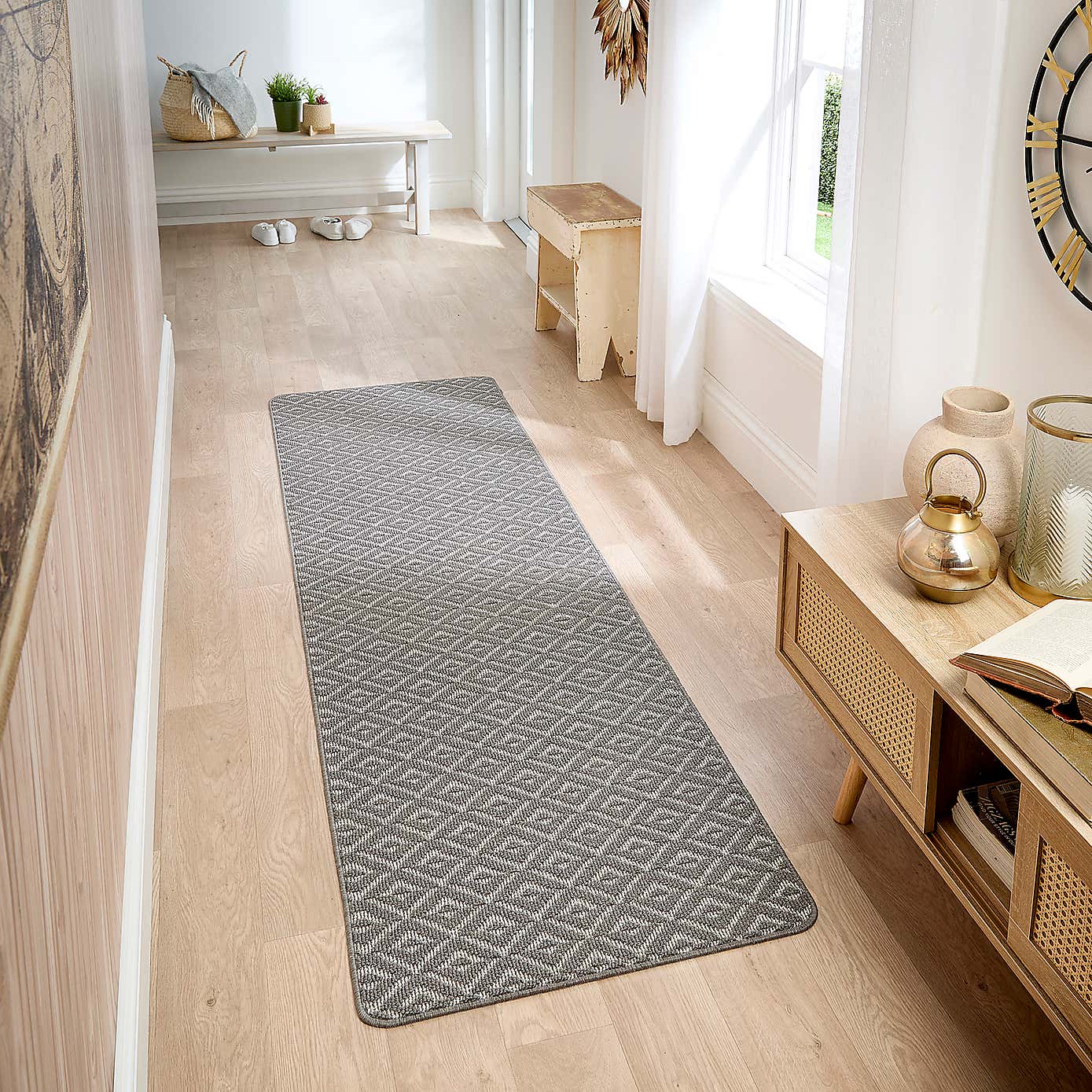 Marvel Geo Hard-wearing Washable Runner