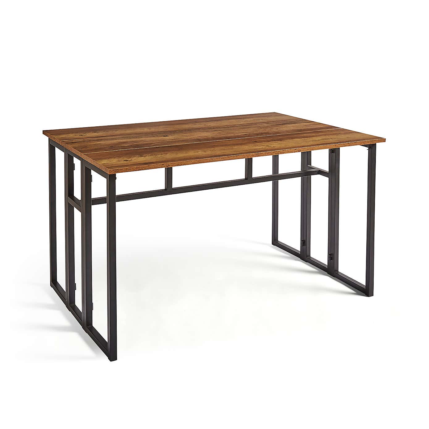 Fulton 4 Seater Console Dining Table, Pine Effect