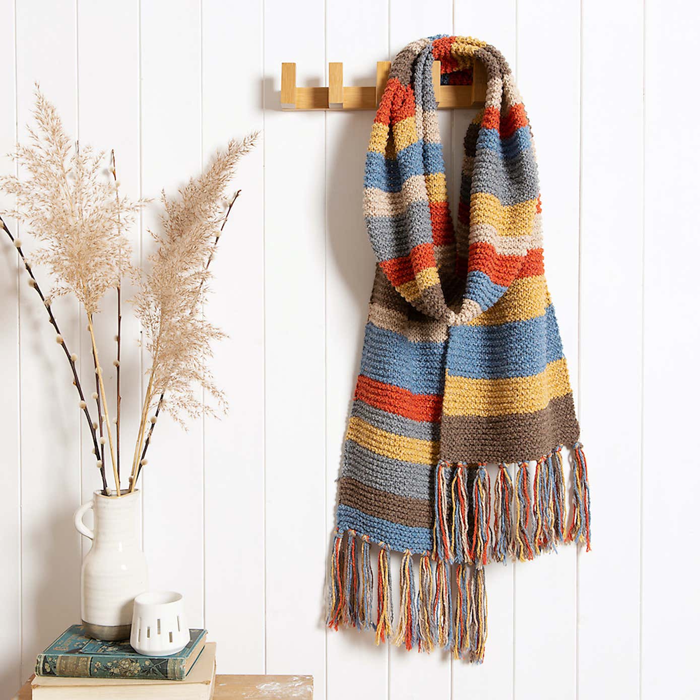 Wool Couture College Scarf Knitting Kit