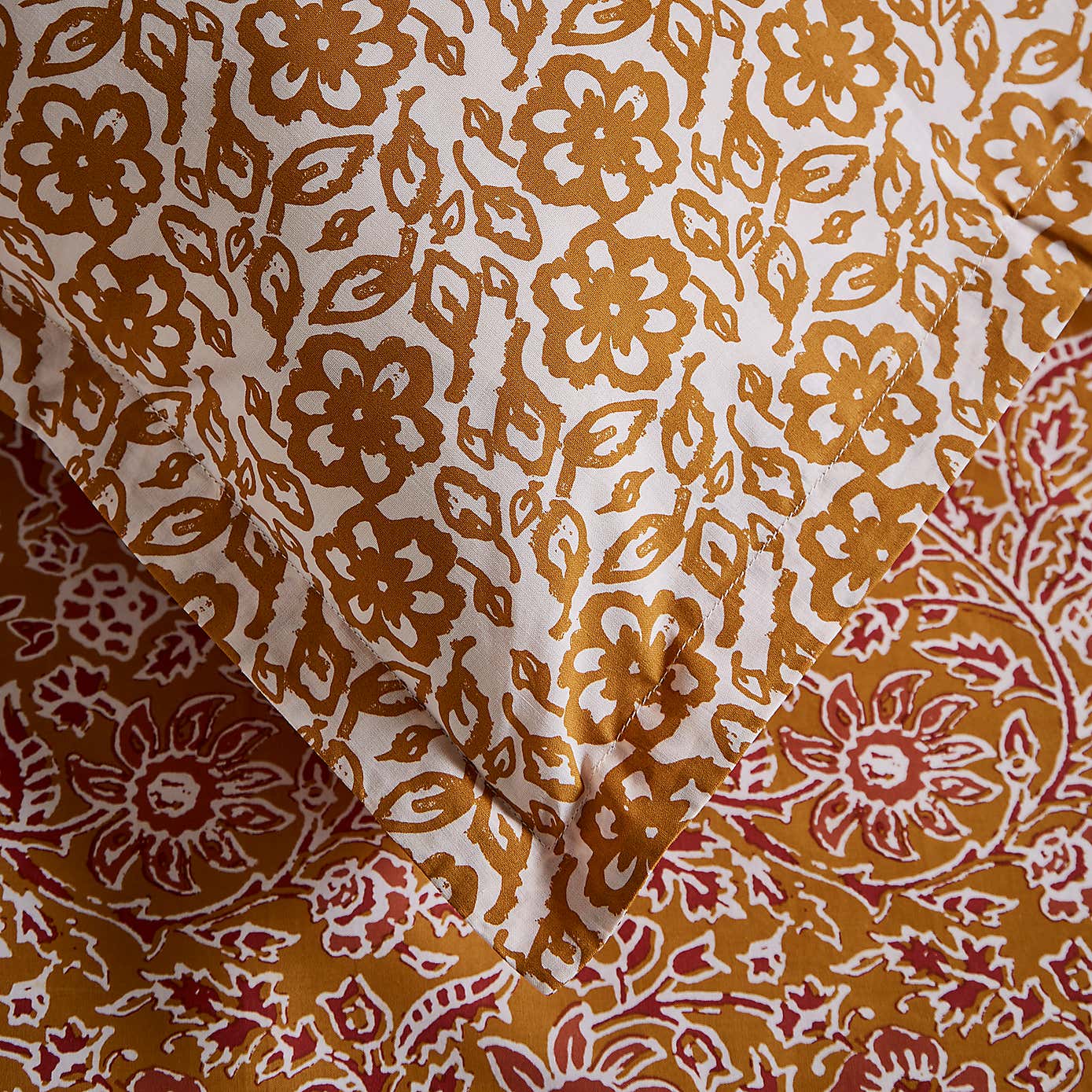 Ziara Amber Gold Oxford Pillowcase