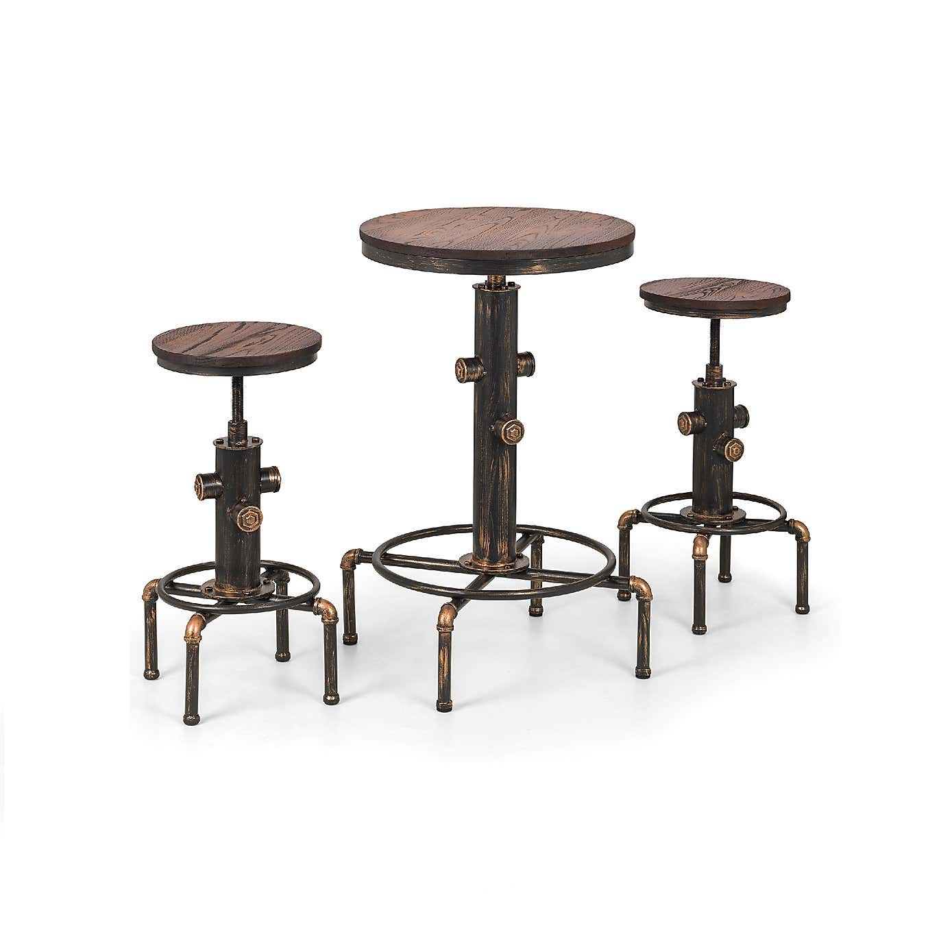 Rockport Pipework Bar Table