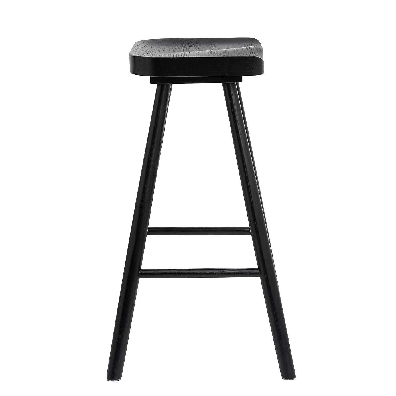 Loxwood Counter Height Bar Stool, Solid Oak