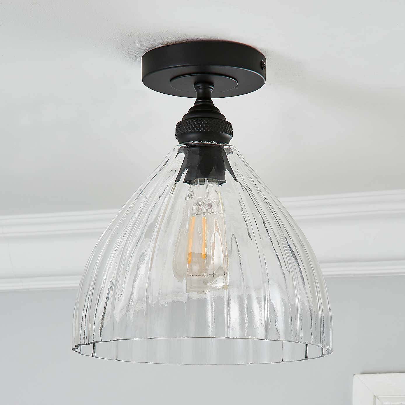 Churchgate Allexton Flush Ceiling Fitting