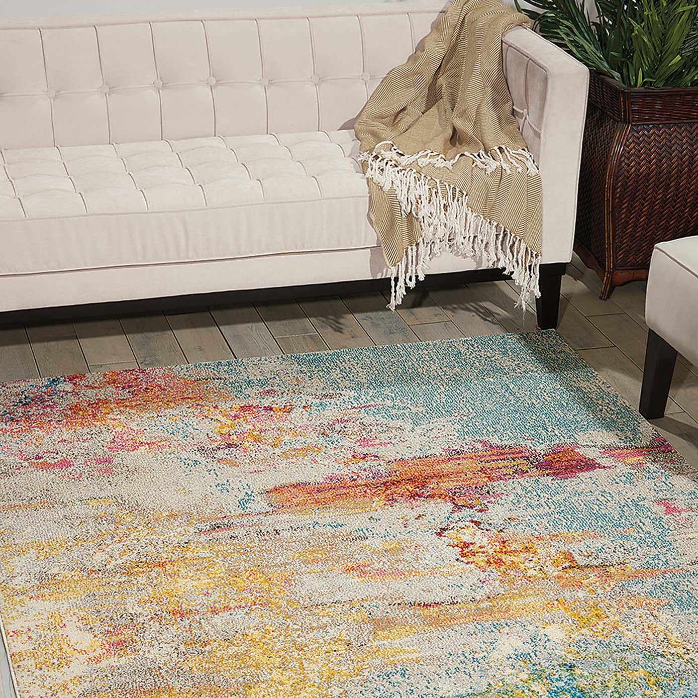 Multi Coloured Celestial Sealife Rug