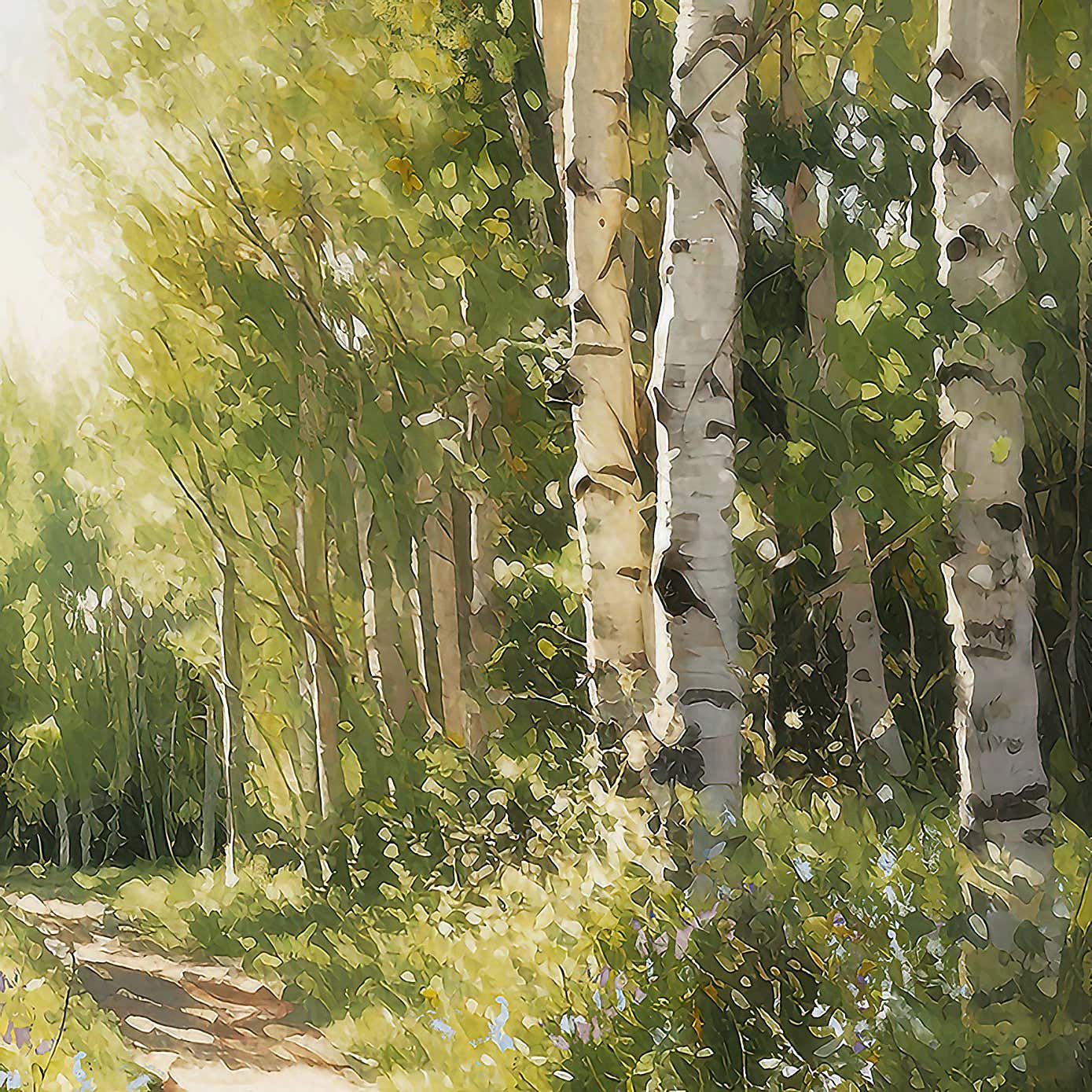 Cedar & Sage Dream in Green Framed Canvas