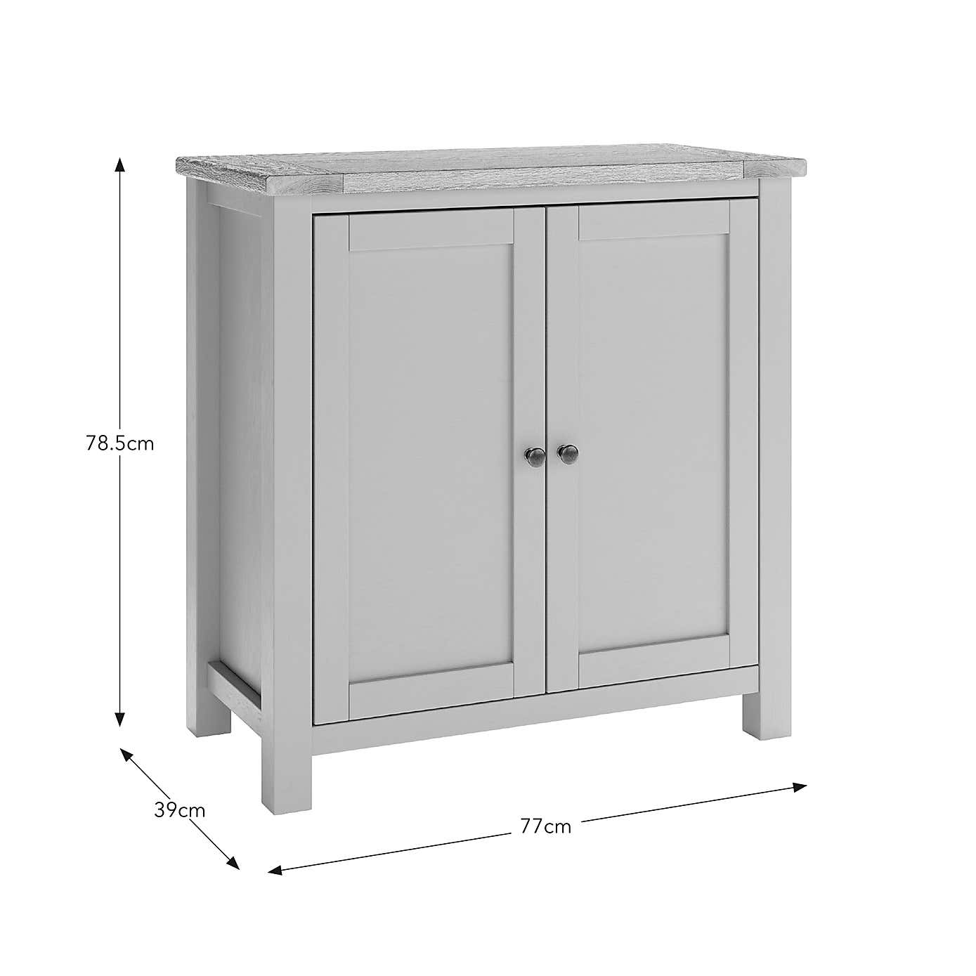 Olney Small Sideboard, Stone