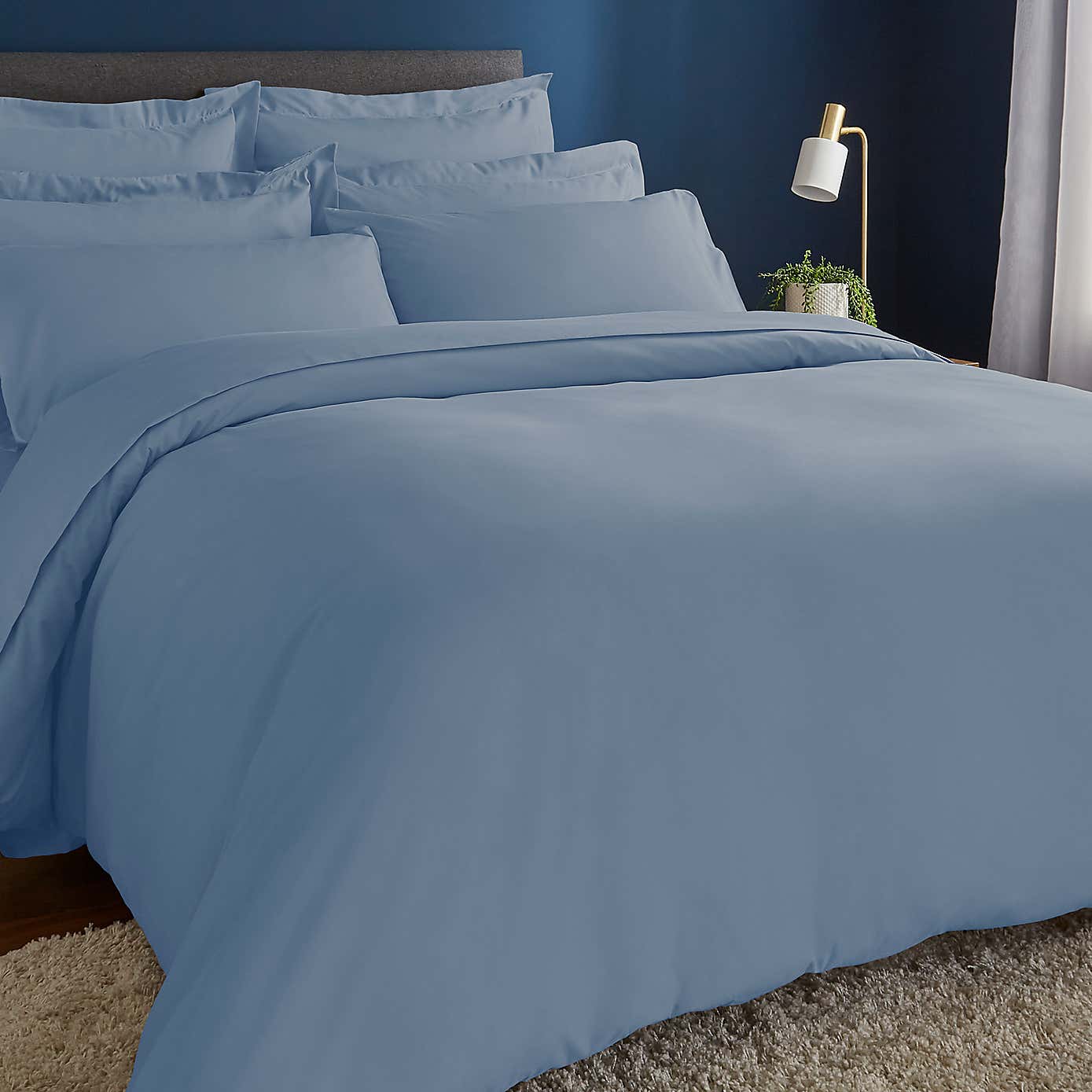 Fogarty Soft Touch White Continental Square Pillowcase