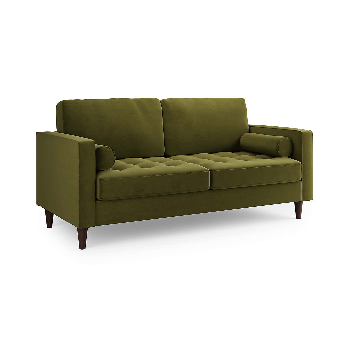 Zoe Velvet 3 Seater Double Sofa Bed