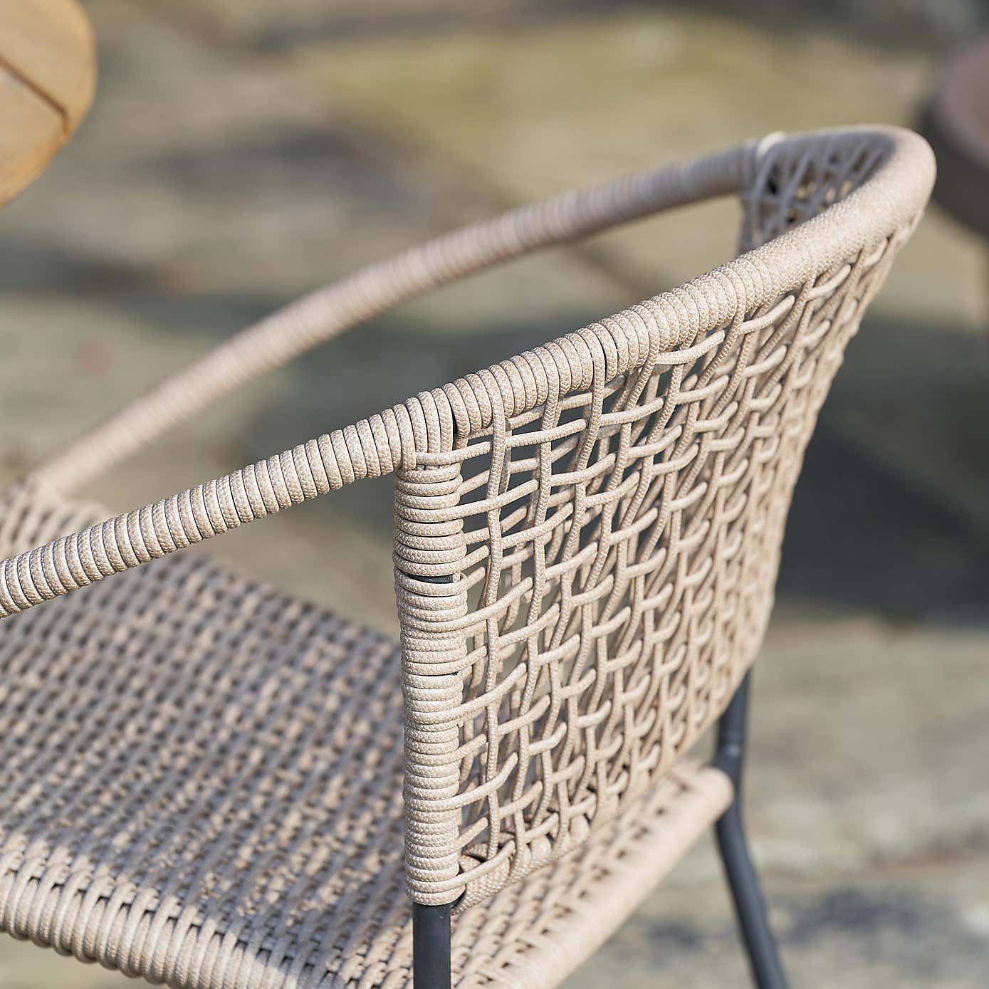 Pacific Lifestyle Dakota Natural Wheat Outdoor Bistro Set