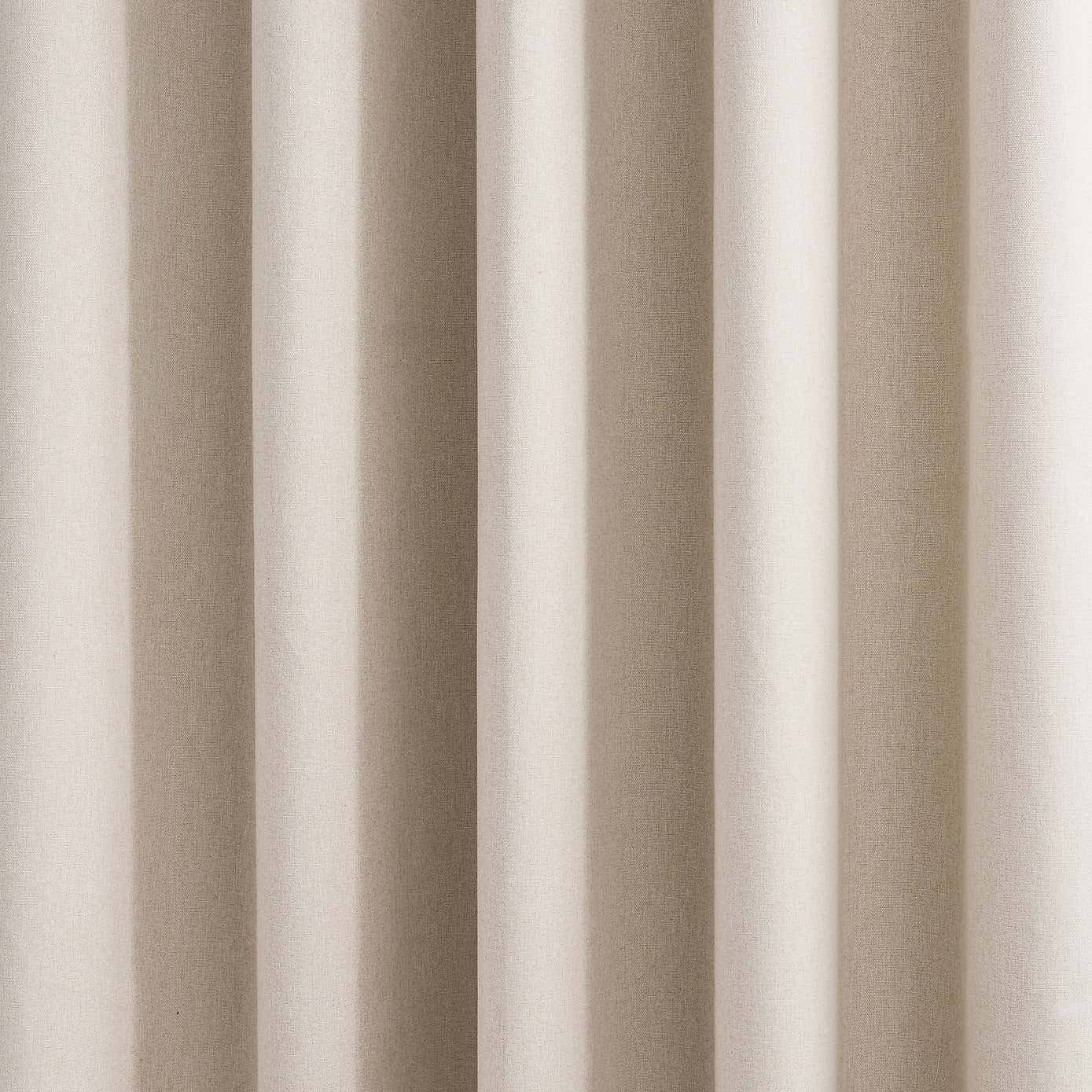 Luna Brushed Blackout Eyelet Door Curtain
