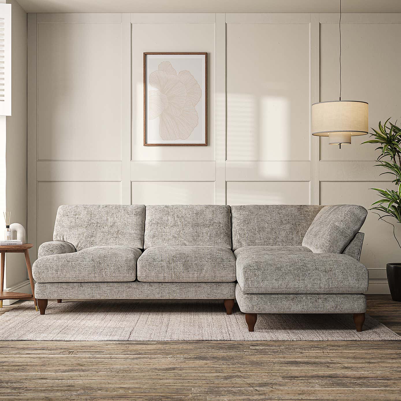 Darwin 4 Seater Corner Chaise Sofa