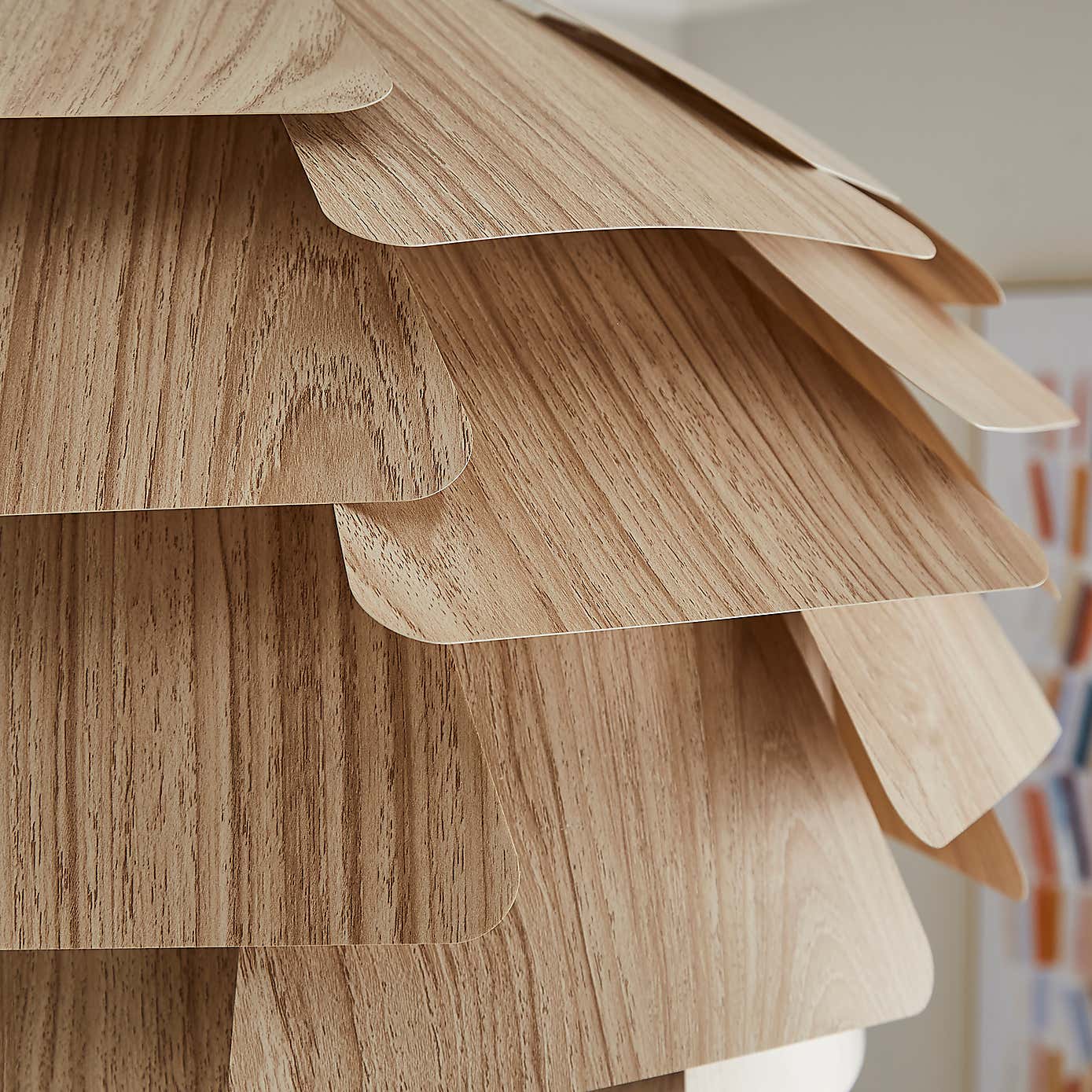 Elements Kerr Easy Fit Plastic Pendant Shade