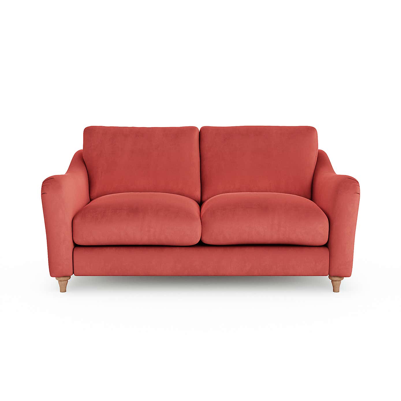 Hattie Matte Plush Velvet 2 Seater Sofa