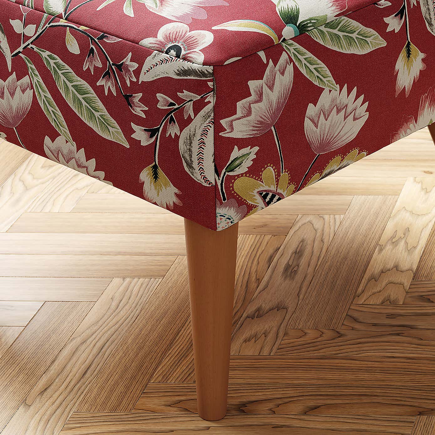 Joy Floral Upholstery Fabric Sample