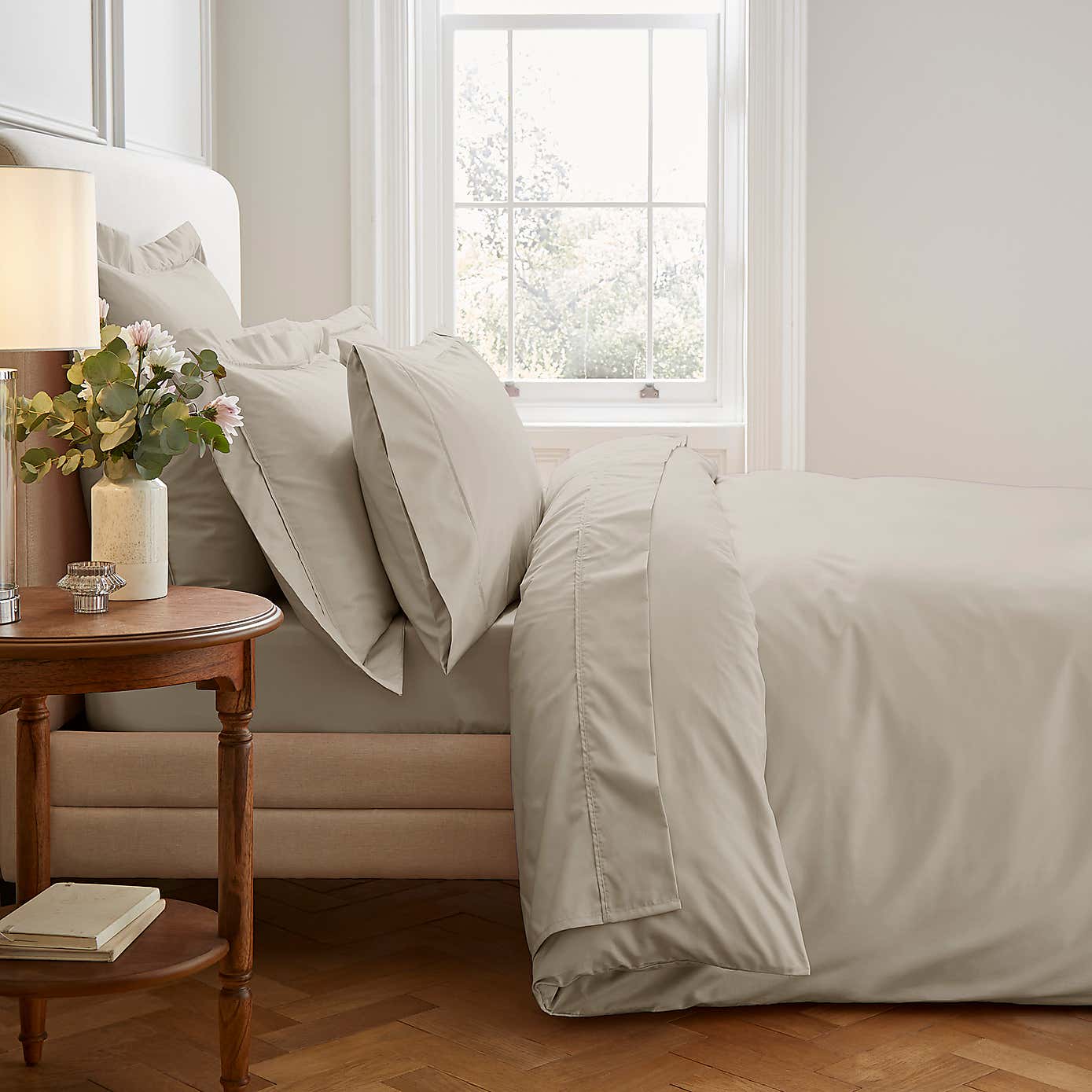 Dorma Egyptian Cotton 400 Thread Count Percale Housewife Pillowcase