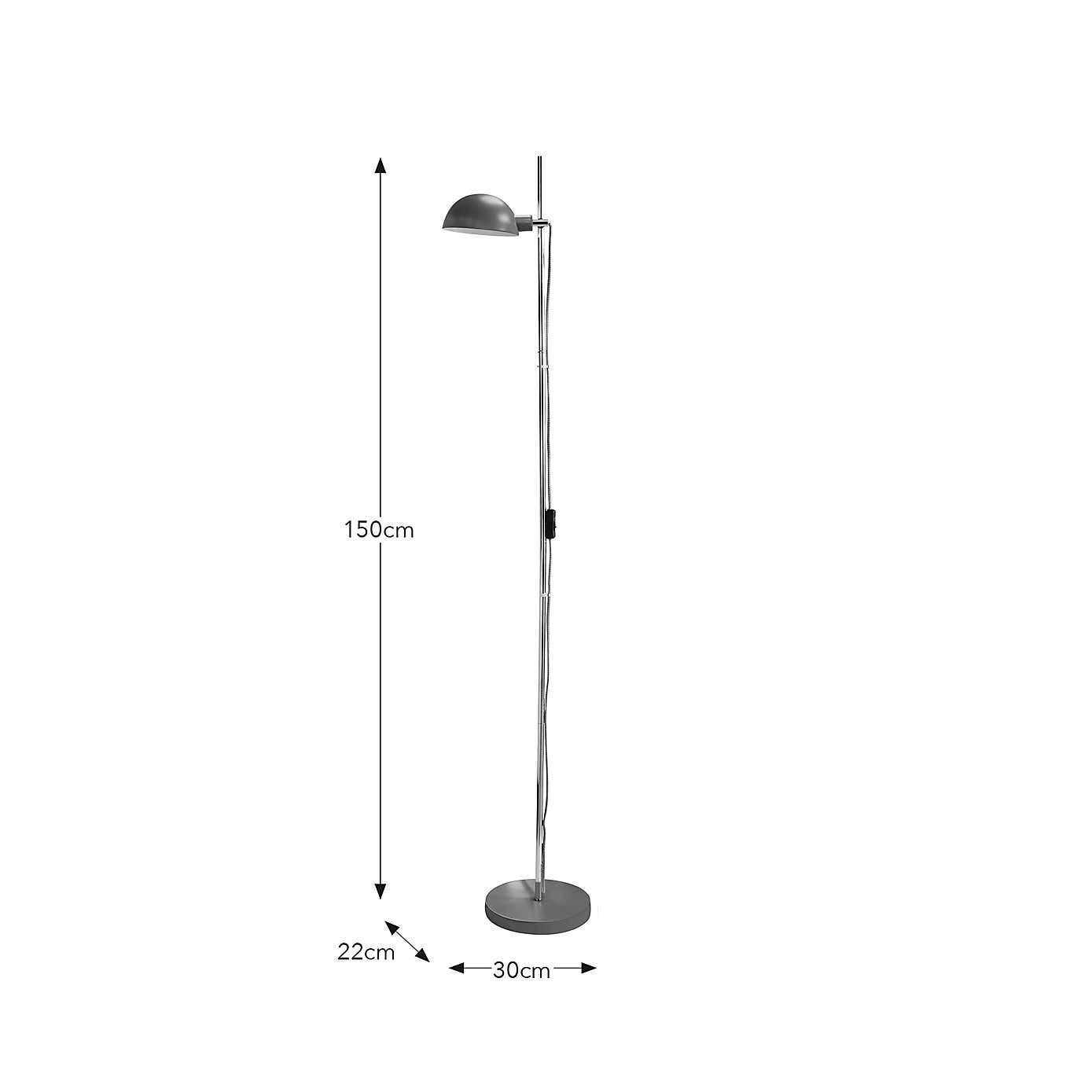 Pop Retro Adjustable Floor Lamp