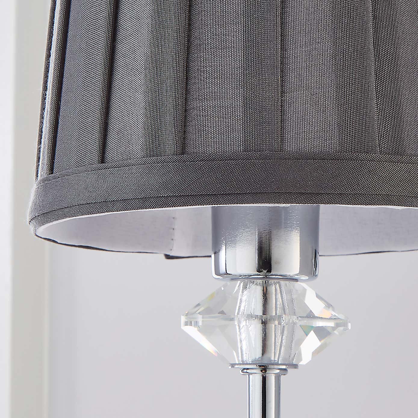 Dorma Genevieve Grey Wall Light