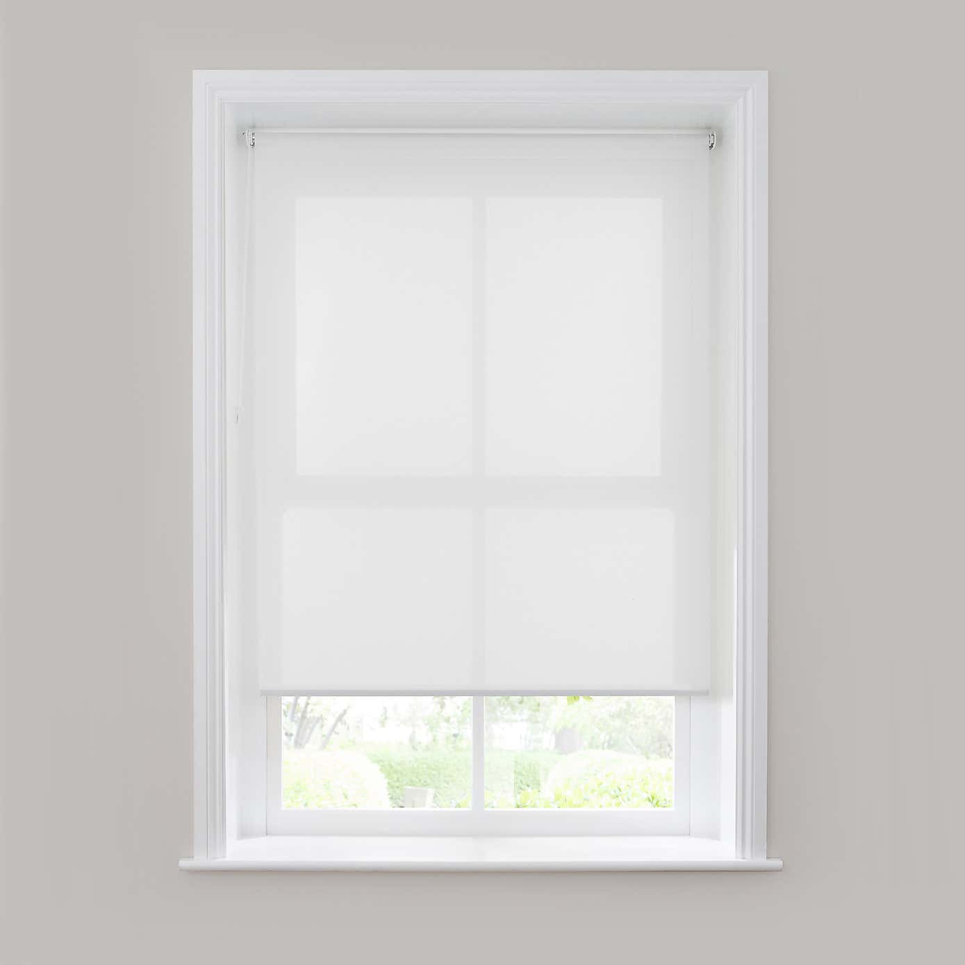 White Sheer Roller Blind