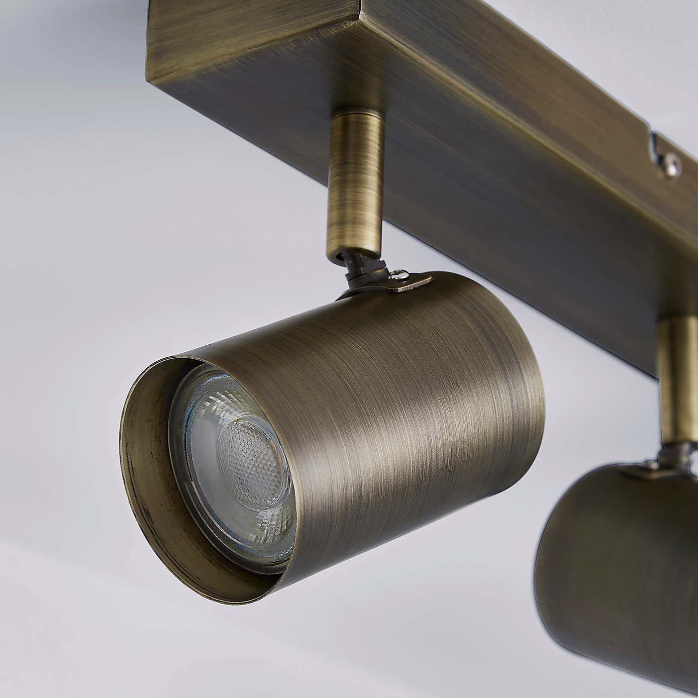 Newark 4 Light Antique Bronze Spotlight Bar