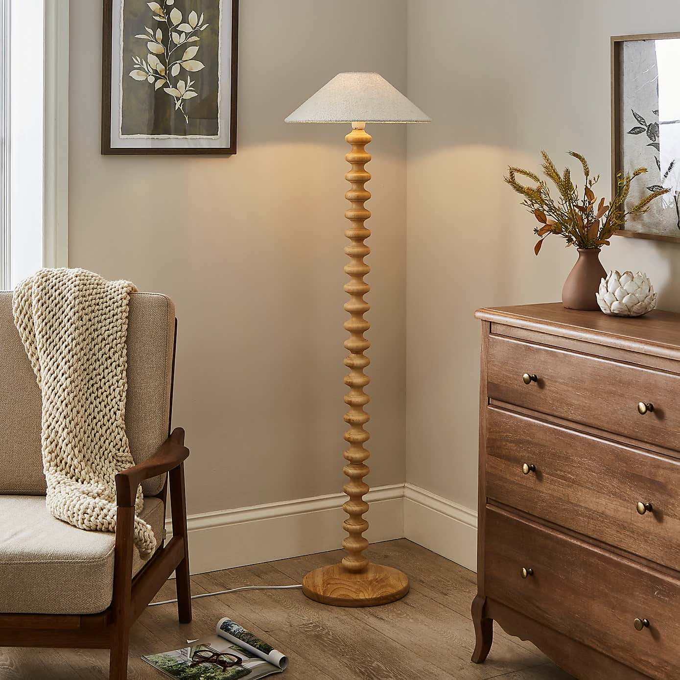 Churchgate Woodhouse Conical Lamp Shade