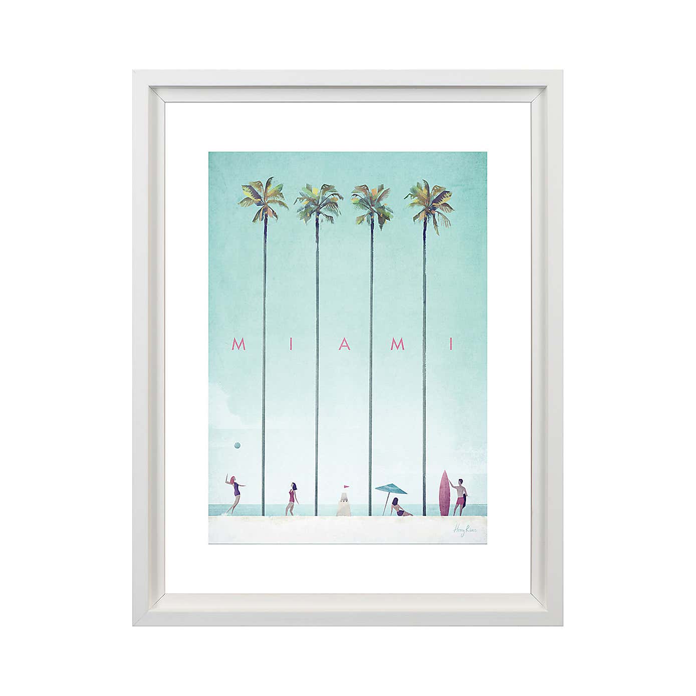 The Art Group Miami Framed Print