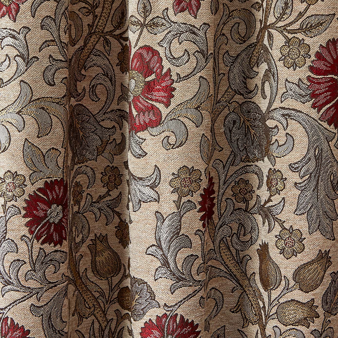 Betsy Chenille Jacquard Eyelet Curtains