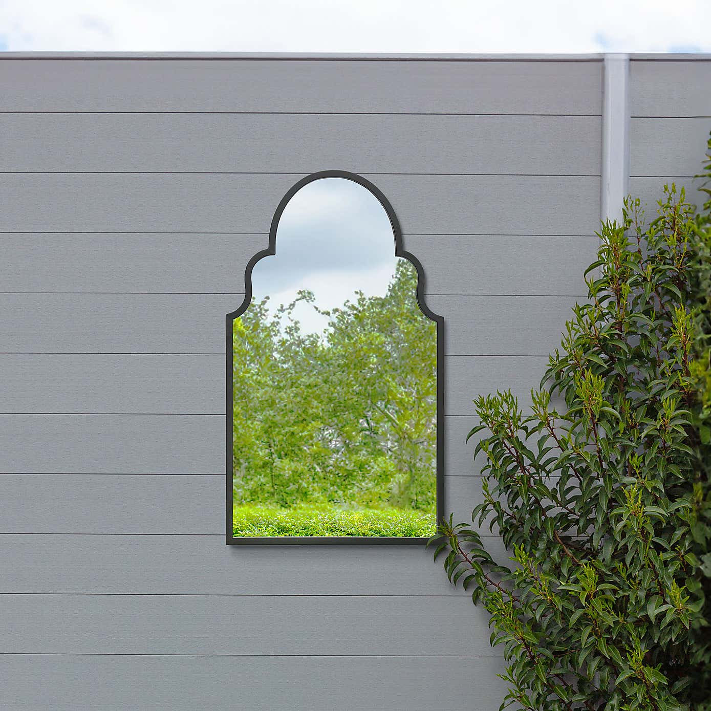Arcus Crown Arched Indoor Outdoor Wall Mirror