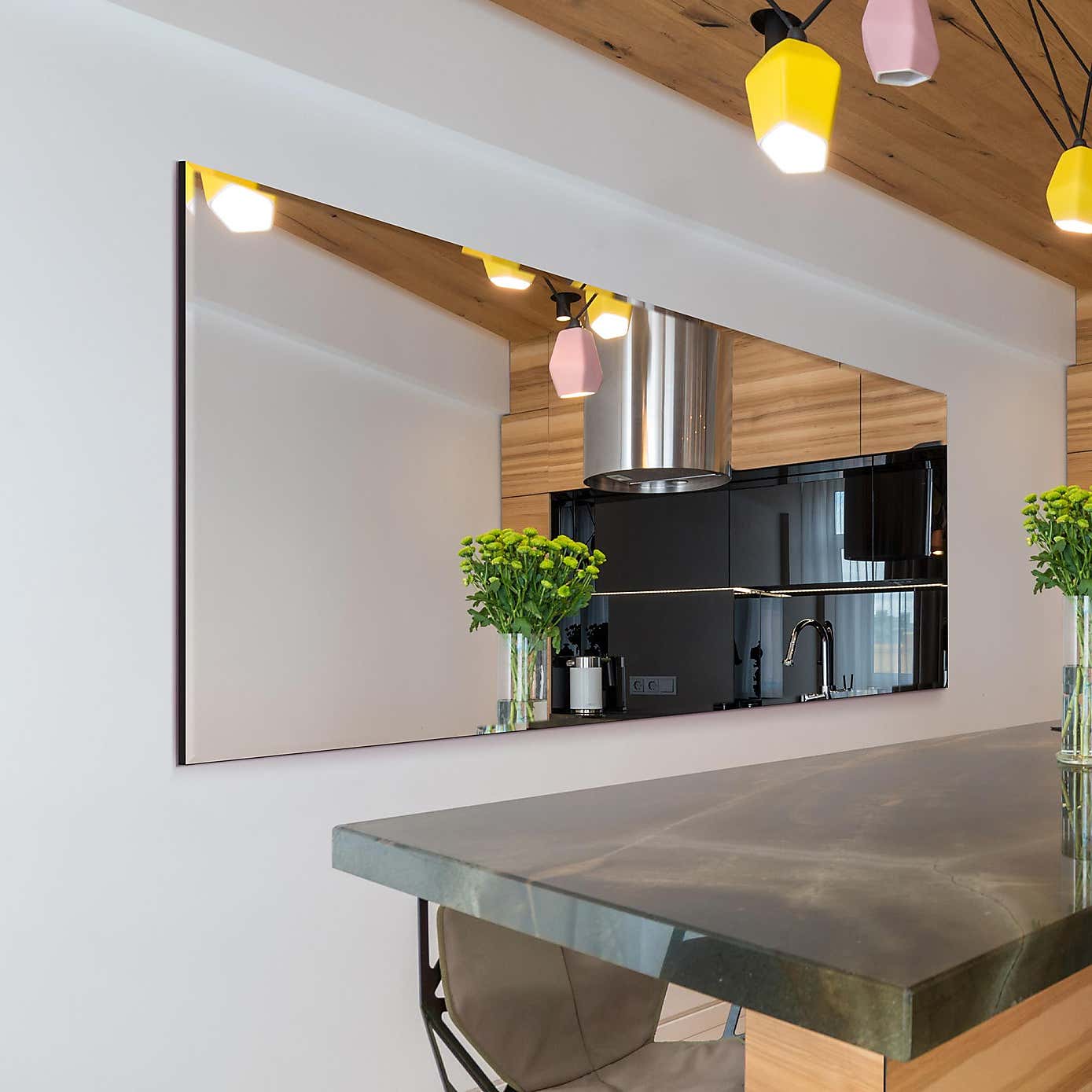 Frameless Rectangle Venetian Wall Mirror