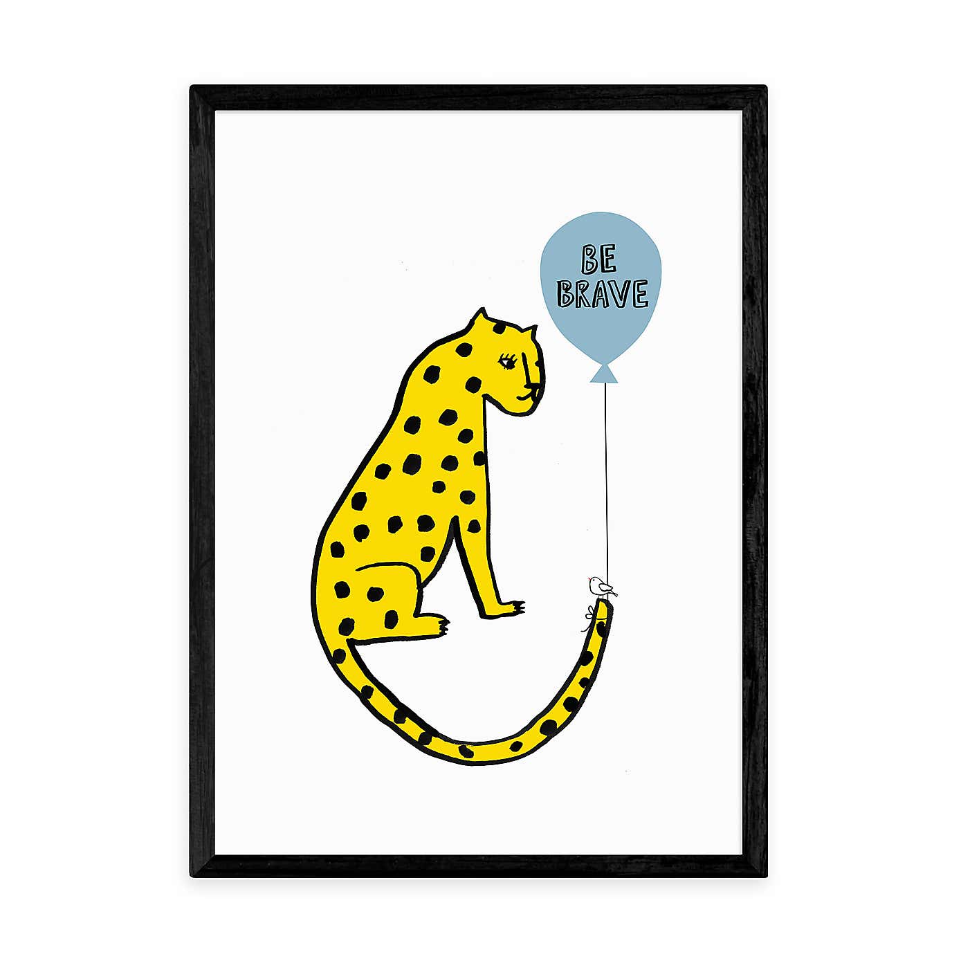 East End Prints Be Brave Leopard Print