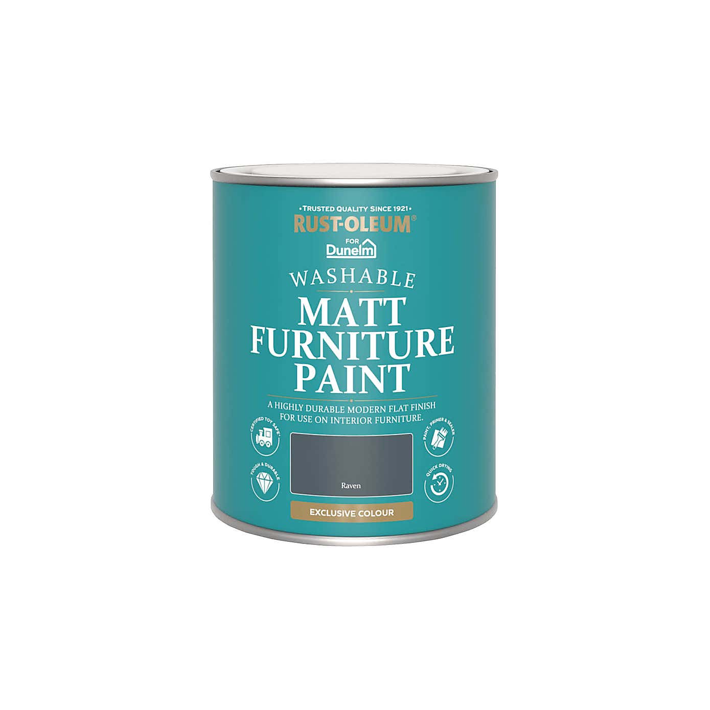 Rust-Oleum Raven Matt Furniture Paint