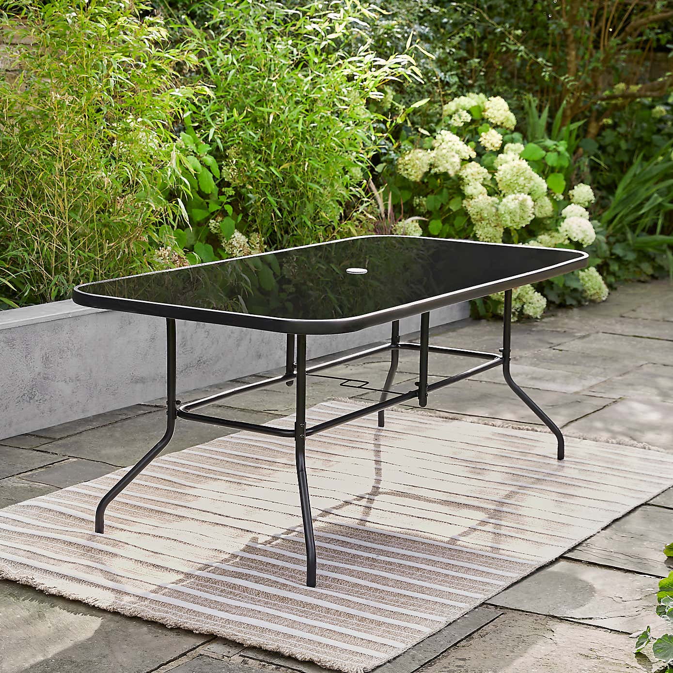 10 Piece Rectangular Garden Dining Set