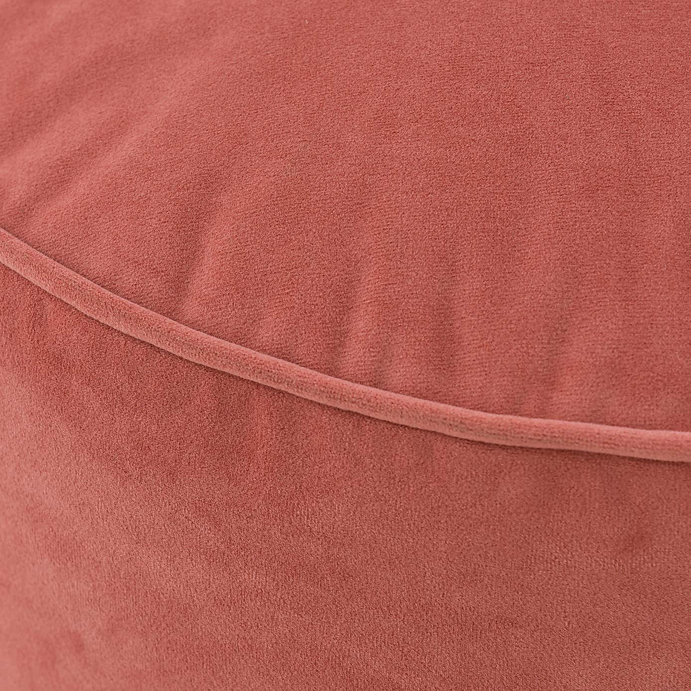 Eliza Velvet Old Gold Pouffe