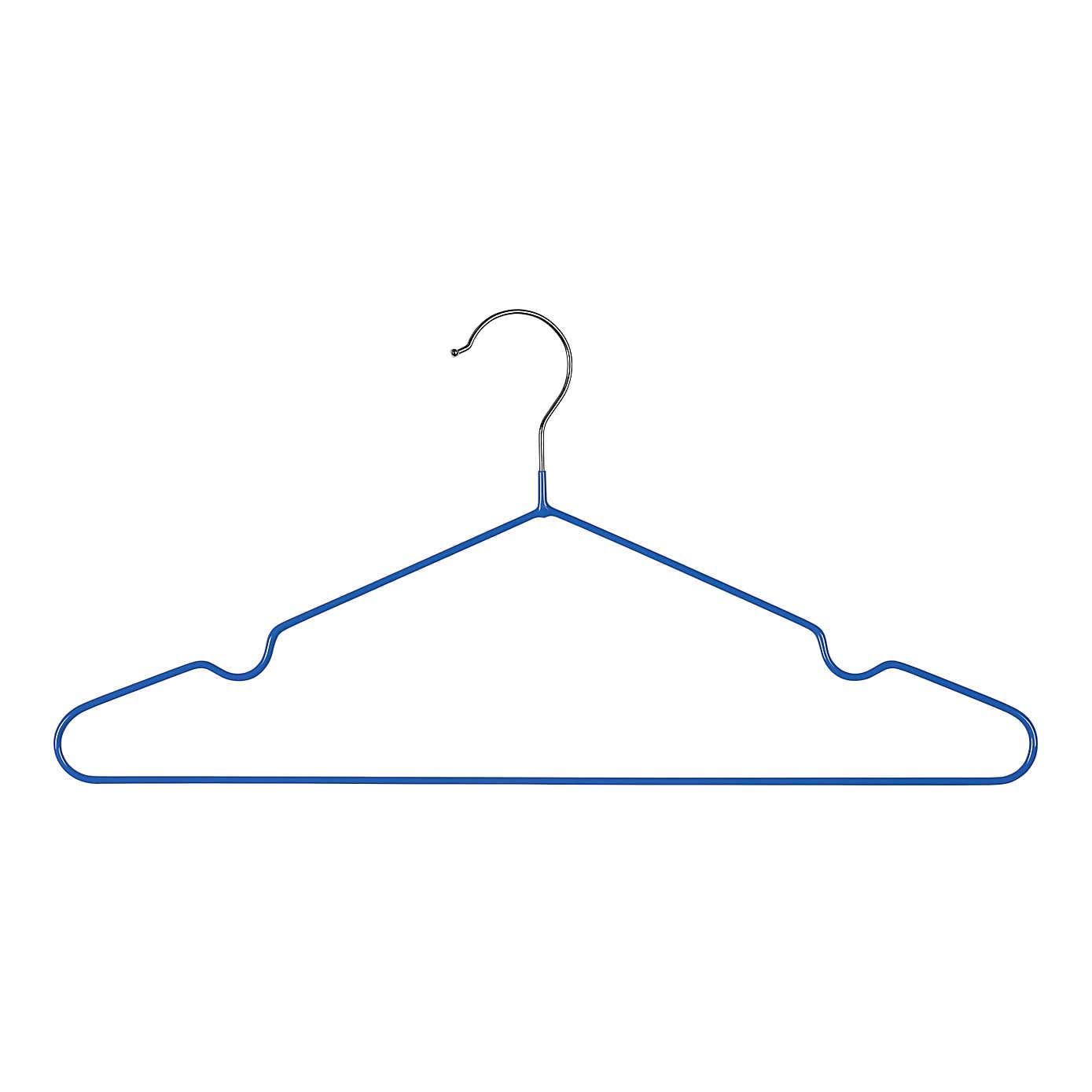 Set of 5 Coated Wire Hangers