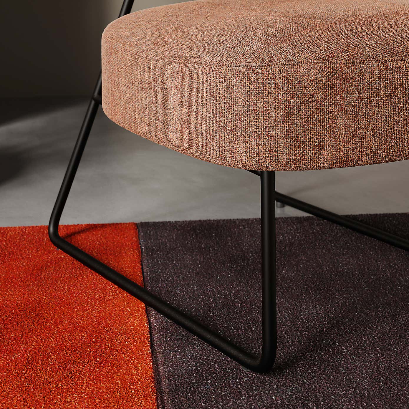 Percy Textured Weave Accent Chair