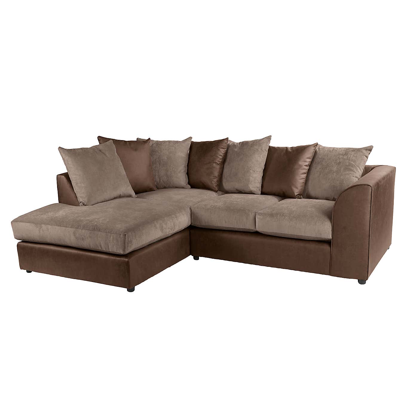 Blake Fabric Combo Right Hand Corner Sofa