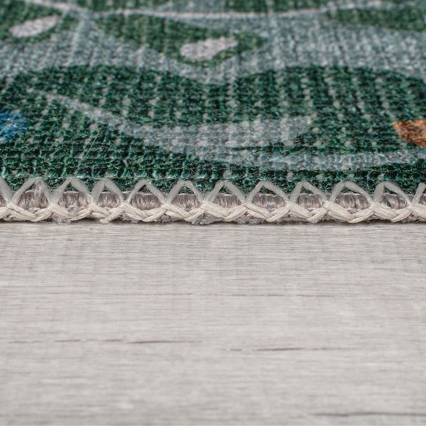 PractiRug Sabrina Floral Washable Runner