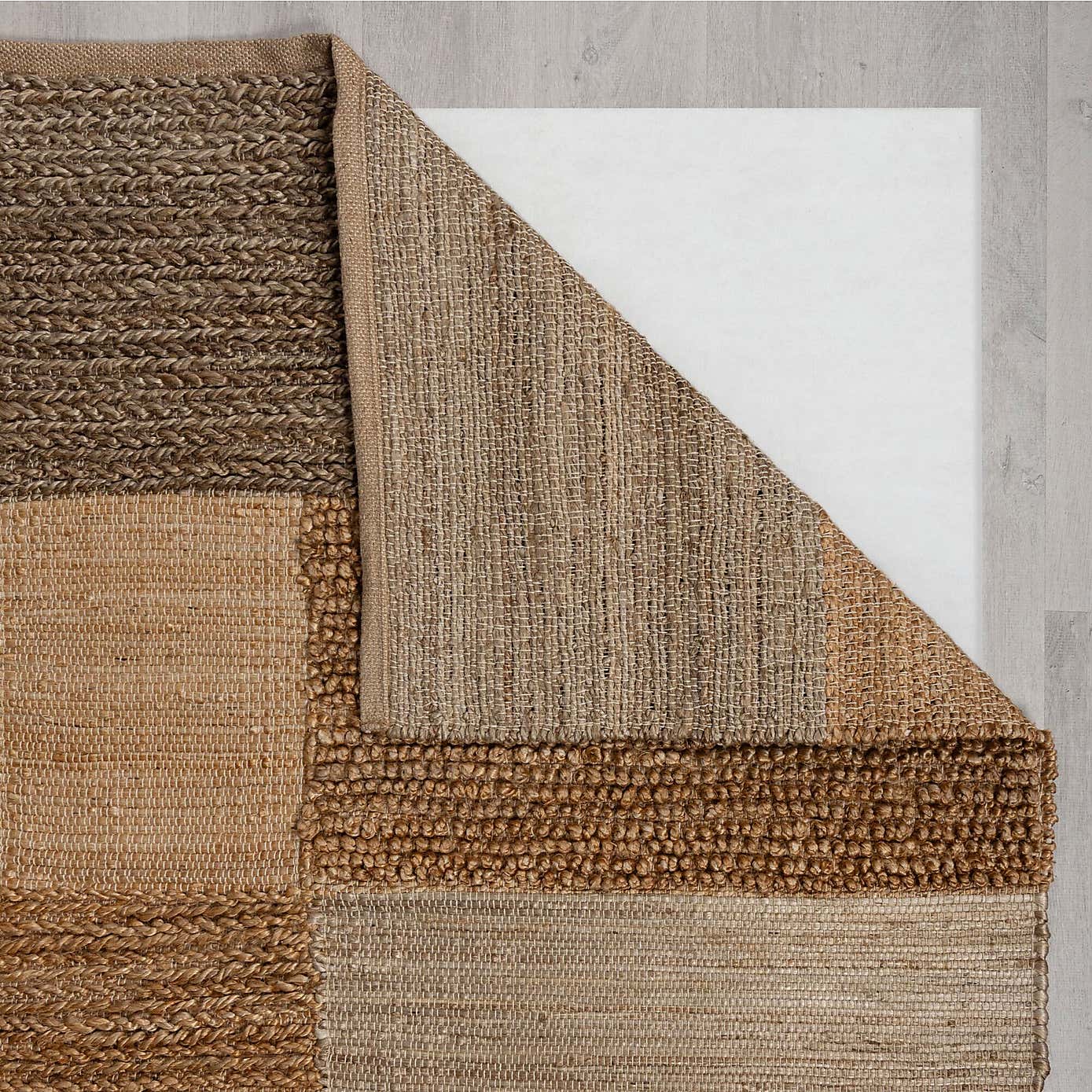 Jute Braided Patchwork Runner